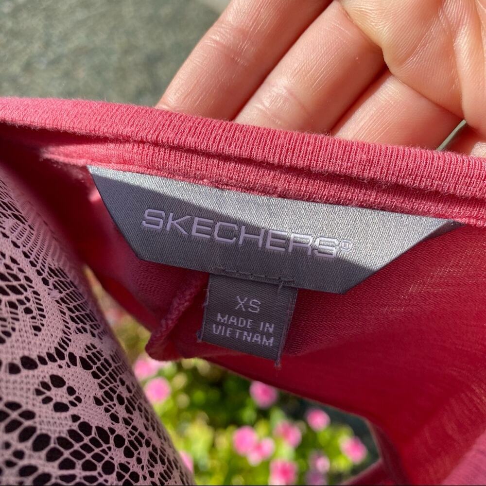SKECHERS PERFORMANCE Women’s 3/4 Long Sleeve Backless Workout Tee Shirt XS - Picture 6 of 10